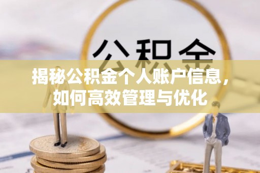 大溪揭秘公积金个人账户信息，如何高效管理与优化