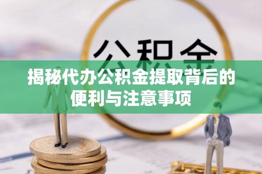 大溪揭秘代办公积金提取背后的便利与注意事项