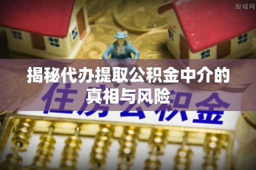 大溪揭秘代办提取公积金中介的真相与风险