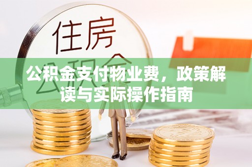 大溪公积金支付物业费，政策解读与实际操作指南