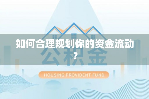 大溪如何合理规划你的资金流动？
