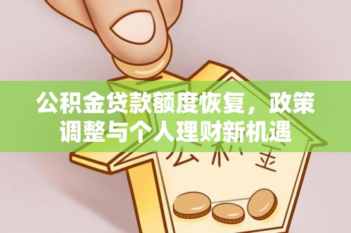 大溪公积金贷款额度恢复，政策调整与个人理财新机遇