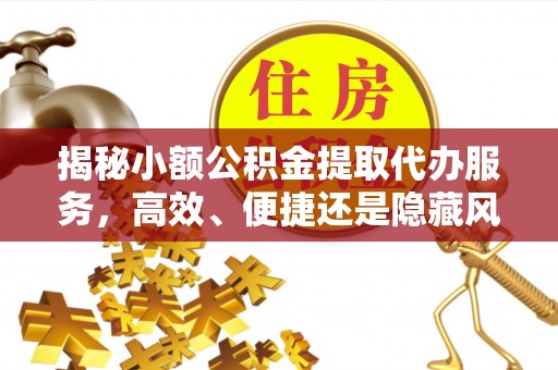 大溪揭秘小额公积金提取代办服务，高效、便捷还是隐藏风险？