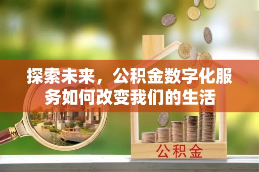 大溪探索未来，公积金数字化服务如何改变我们的生活