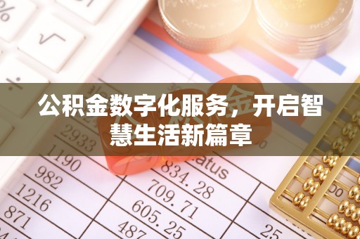 大溪公积金数字化服务，开启智慧生活新篇章
