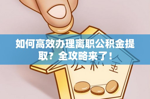大溪如何高效办理离职公积金提取？全攻略来了！