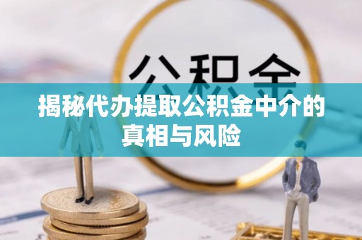 大溪揭秘代办提取公积金中介的真相与风险