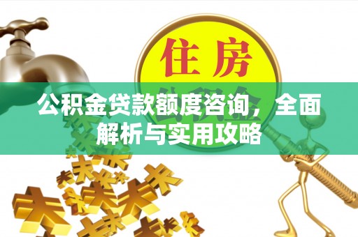 大溪公积金贷款额度咨询，全面解析与实用攻略