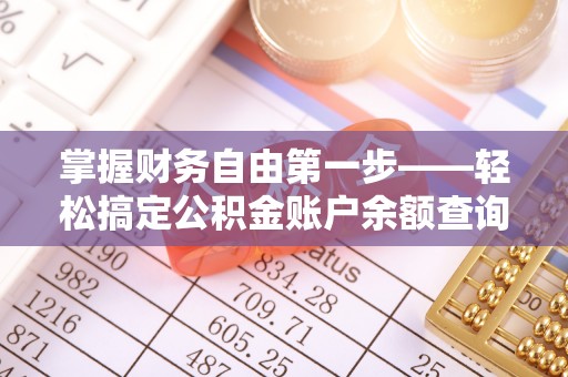 大溪掌握财务自由第一步——轻松搞定公积金账户余额查询的方法与技巧