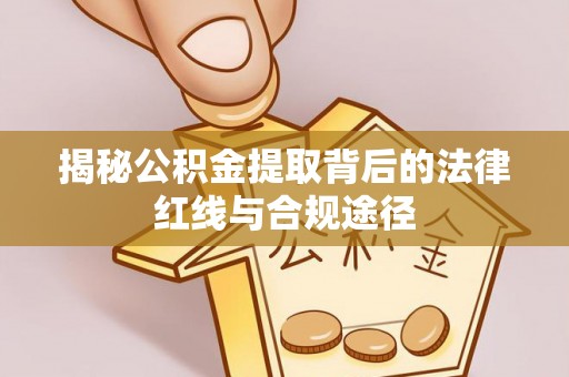 大溪揭秘公积金提取背后的法律红线与合规途径