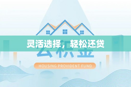 大溪灵活选择，轻松还贷
