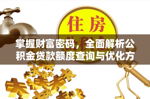 大溪掌握财富密码，全面解析公积金贷款额度查询与优化方案