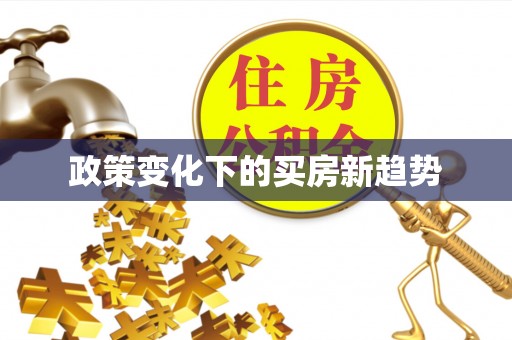 大溪政策变化下的买房新趋势