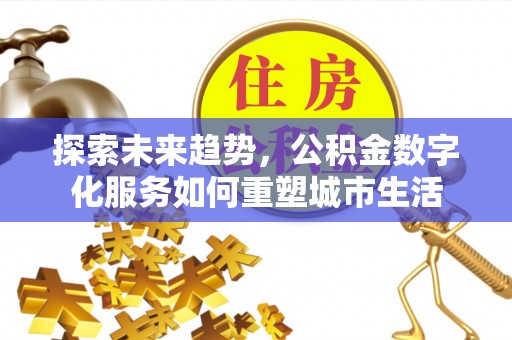 大溪探索未来趋势，公积金数字化服务如何重塑城市生活