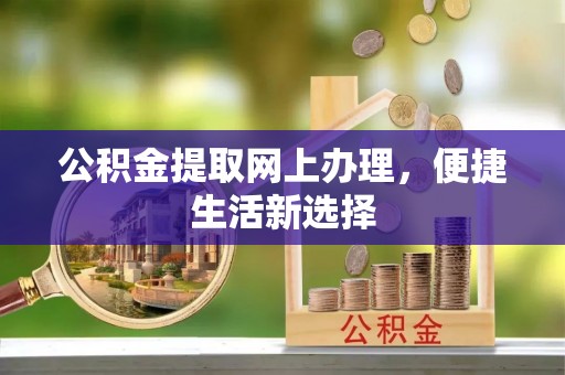 大溪公积金提取网上办理，便捷生活新选择