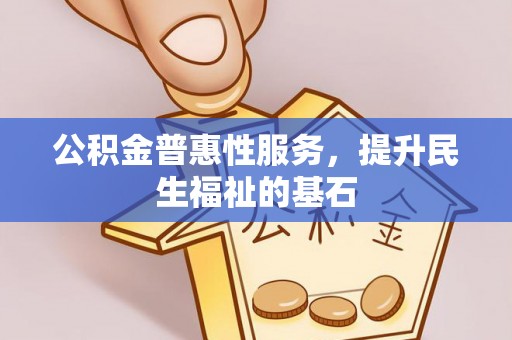 大溪公积金普惠性服务，提升民生福祉的基石