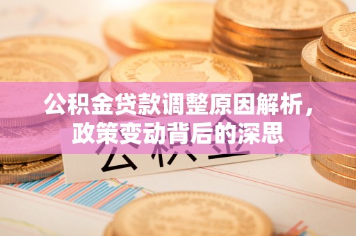 大溪公积金贷款调整原因解析，政策变动背后的深思