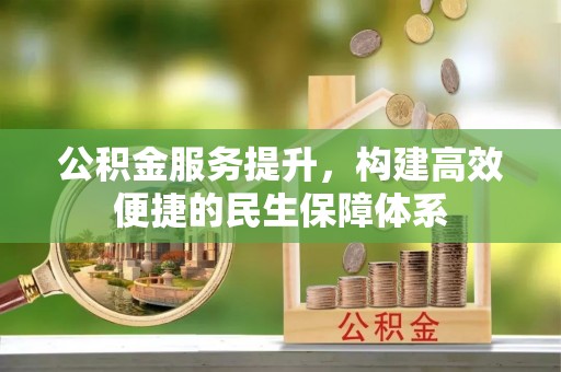 大溪公积金服务提升，构建高效便捷的民生保障体系