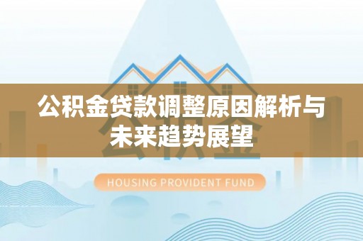 大溪公积金贷款调整原因解析与未来趋势展望