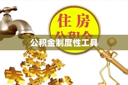 大溪公积金制度性工具
