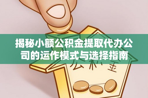 大溪揭秘小额公积金提取代办公司的运作模式与选择指南