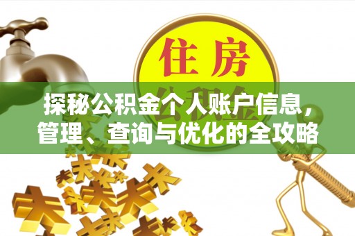 大溪探秘公积金个人账户信息，管理、查询与优化的全攻略