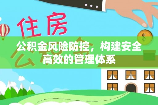 大溪公积金风险防控，构建安全高效的管理体系