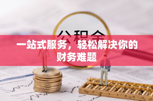 大溪一站式服务，轻松解决你的财务难题