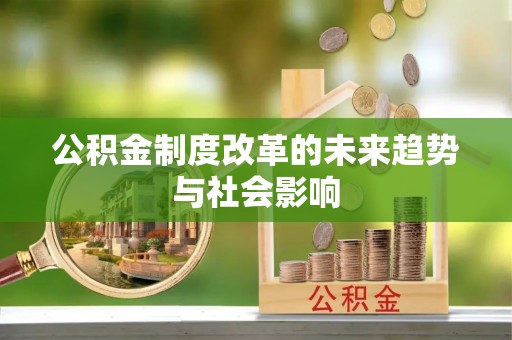 大溪公积金制度改革的未来趋势与社会影响