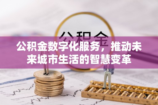 大溪公积金数字化服务，推动未来城市生活的智慧变革
